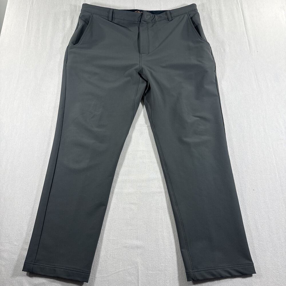 Teren Designs Hiking Travel Chino Pants Mens Sz 36x30 Fits 38x28 Grey 6 pocket